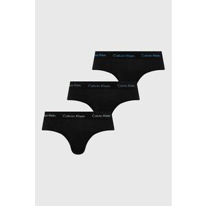 Slipy Calvin Klein Underwear 3-pak pánske, čierna farba, 0000U2661G vyobraziť