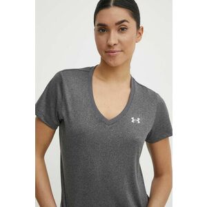 Tréningové tričko Under Armour Tech 1255839-100, šedá farba vyobraziť