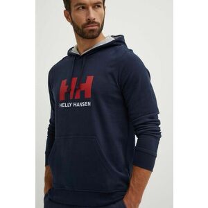 Tmavomodrá pánska mikina s kapucňou HELLY HANSEN HH Logo Hoodie vyobraziť