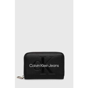 Peňaženka Calvin Klein Jeans dámska, čierna farba, K60K607229 vyobraziť