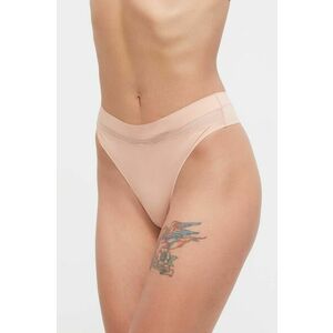 Tangá Calvin Klein Underwear ružová farba, 000QF6047E vyobraziť