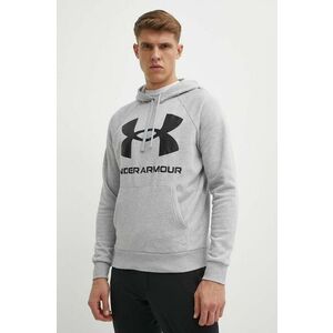 Mikina Under Armour 1357093-652, pánska, šedá farba, s potlačou vyobraziť