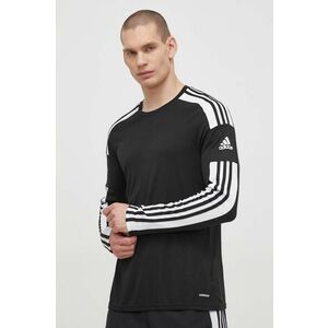 Tričko s dlhým rukávom adidas Performance GN5792 pánske, čierna farba, jednofarebné, GN5792 vyobraziť