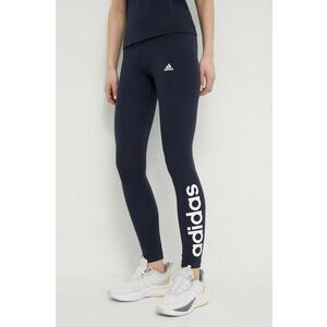 Legíny adidas H07781 dámske, tmavomodrá farba, s potlačou, H07781 vyobraziť