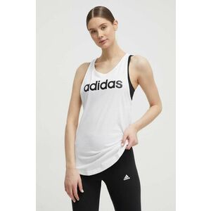 Bavlnený top adidas GL0567 biela farba, GL0567 vyobraziť