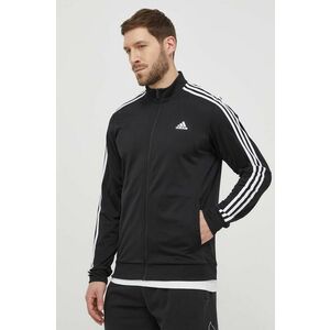 Mikina adidas pánska, čierna farba, s nášivkou, H46099 vyobraziť