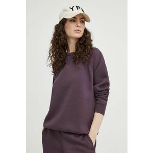 Mikina G-Star Raw dámska, fialová farba, jednofarebná vyobraziť