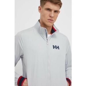 Vetrovka Helly Hansen Salt šedá farba vyobraziť