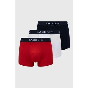 Boxerky Lacoste 3-pak pánske, tmavomodrá farba vyobraziť