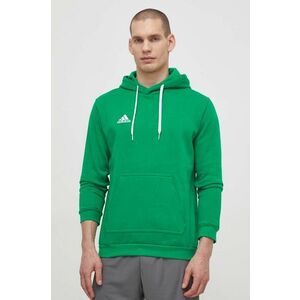 Mikina adidas Performance pánska, zelená farba, jednofarebná, HI2141 vyobraziť