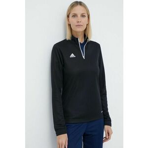 Tréningová mikina adidas Performance Entrada 22 H57541 dámska, čierna farba, jednofarebná, H57541 vyobraziť