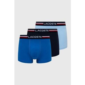 Boxerky Lacoste 3-pak pánske, šedá farba vyobraziť