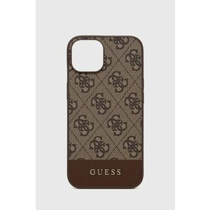 Puzdro na mobil Guess Iphone 14 6, 1" hnedá farba vyobraziť