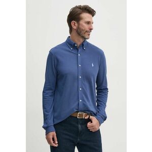 Bavlnená košeľa Polo Ralph Lauren pánska, regular, s golierom button-down vyobraziť