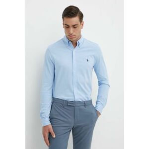 Bavlnená košeľa Polo Ralph Lauren pánska, regular, s golierom button-down, 710654408 vyobraziť