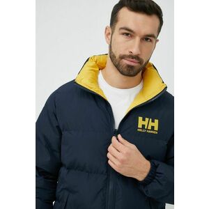 Bunda Helly Hansen pánska, tmavomodrá farba, zimná vyobraziť