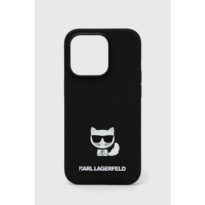 Puzdro na mobil Karl Lagerfeld Iphone 14 6, 1" čierna farba vyobraziť