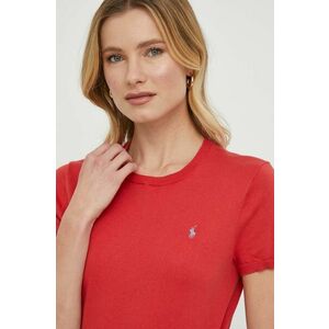 Tričko Polo Ralph Lauren dámsky, červená farba, 211891673 vyobraziť