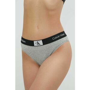 Nohavičky Calvin Klein Underwear šedá farba, 000QF7222E vyobraziť