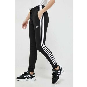 Tepláky adidas čierna farba, s nášivkou, IC8770 vyobraziť