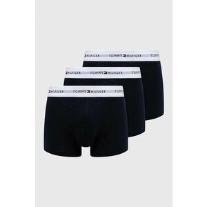 Boxerky Tommy Hilfiger 3-pak pánske, tmavomodrá farba, UM0UM02761 vyobraziť