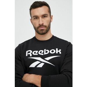 Mikina Reebok IDENTITY pánska, čierna farba, s potlačou, H54791.100050269 vyobraziť