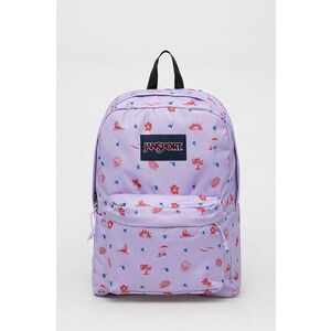 Ruksak Jansport fialová farba, veľký, vzorovaný vyobraziť