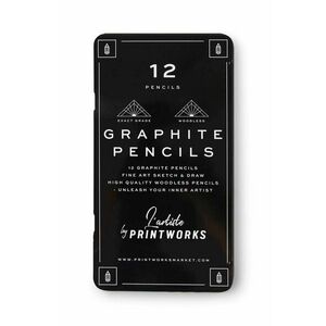 Sada ceruziek v puzdre Printworks Graphite 12-pack vyobraziť