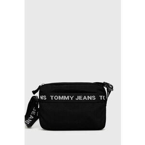 Malá taška Tommy Jeans čierna farba vyobraziť