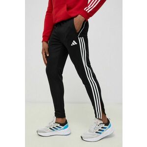 Tréningové nohavice adidas Performance Tiro 23 čierna farba, s nášivkou, HS7230 vyobraziť