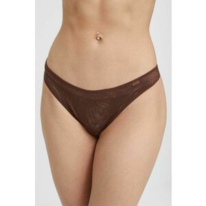 Tangá Calvin Klein Underwear hnedá farba, 000QF6878E vyobraziť