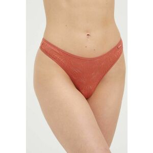 Tangá Calvin Klein Underwear oranžová farba, 000QF6878E vyobraziť