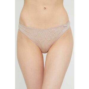 Tangá Calvin Klein Underwear béžová farba, 000QF6878E vyobraziť