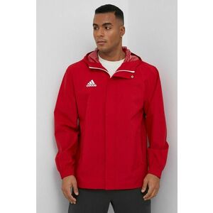 Vetrovka adidas Performance Entrada 22 červená farba, prechodná, IK4009 vyobraziť