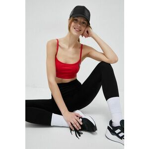 Top Fila x Hailey Bieber dámsky, červená farba vyobraziť