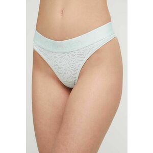 Tangá Calvin Klein Underwear zelená farba, 000QF7287E vyobraziť