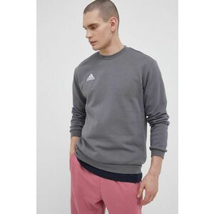 Mikina adidas Performance pánska, šedá farba, jednofarebná, H57479 vyobraziť