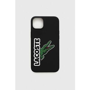 Puzdro na mobil Lacoste iPhone 14 Plus 6, 7" čierna farba vyobraziť