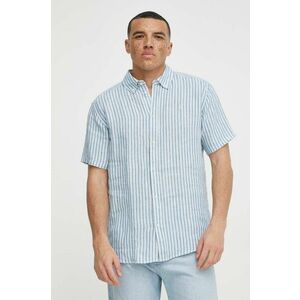 Ľanová košeľa Les Deux regular, s golierom button-down, LDM401053 vyobraziť