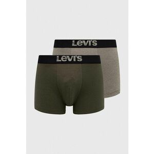 Boxerky Levi's 2-pak pánske, zelená farba vyobraziť