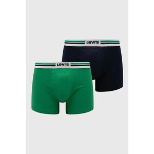 Boxerky Levi's 2-pak pánske, zelená farba vyobraziť