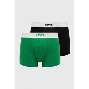 Boxerky Levi's 2-pak pánske, zelená farba vyobraziť