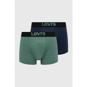 Boxerky Levi's 2-pak pánske, zelená farba vyobraziť