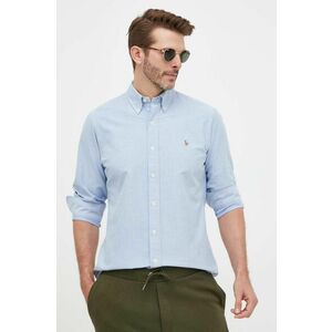 Bavlnená košeľa Polo Ralph Lauren pánska, regular, s golierom button-down, 710792041 vyobraziť