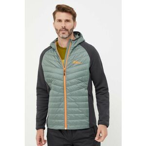 Športová bunda Jack Wolfskin Routeburn Pro Hybrid zelená farba vyobraziť