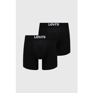 Boxerky Levi's 2-pak 37149.0824-005, pánske, čierna farba vyobraziť