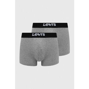 Boxerky Levi's 2-pak 37149.0828-003, pánske, šedá farba vyobraziť