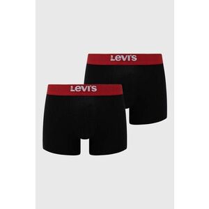 Boxerky Levi's 2-pak 37149.0829-004, pánske, čierna farba vyobraziť