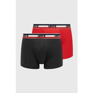 Boxerky Levi's 2-pak 37149.0817-004, pánske, červená farba vyobraziť