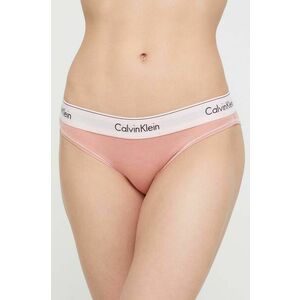 Nohavičky Calvin Klein Underwear oranžová farba vyobraziť